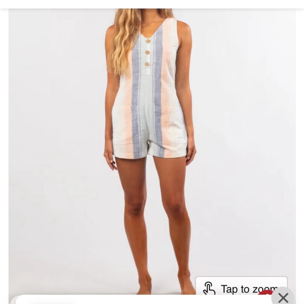 Ripcurl 🌊 Classic Surf Stripe Romper sz XL NWT 🏄‍♀️